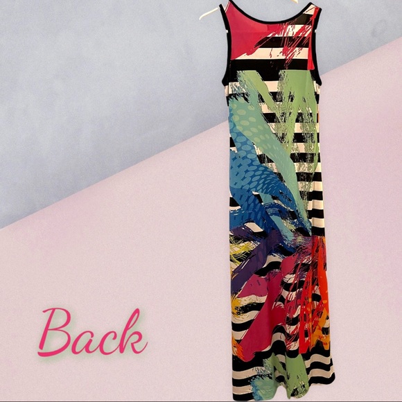 Colorful long summer dress🌈 S - Picture 2 of 10